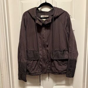 Utility Jacket with Lace Detail by Hei Hei.